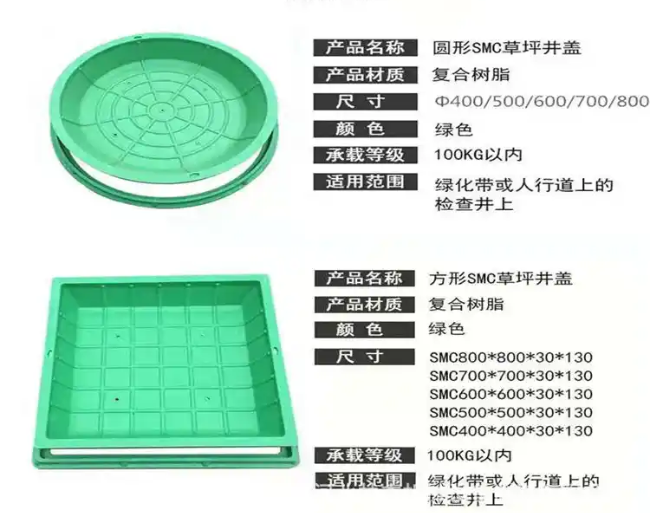长岭树脂复合种植井盖展示